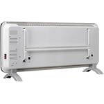 Concept KS4010, konvektor sklenený s montážou na stenu a diaľkovým ovládaním, čierny