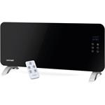 Concept KS4010, konvektor sklenený s montážou na stenu a diaľkovým ovládaním, čierny