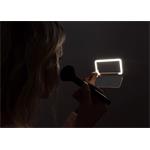 Concept KZ2010, kozmetické zrkadlo vreckové s LED, biele