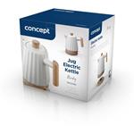 Concept RK0090, keramická rýchlovarná kanvica, 1,5 l, biela