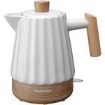 Concept RK0090, keramická rýchlovarná kanvica, 1,5 l, biela