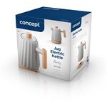 Concept RK0091, keramická rýchlovarná kanvica, 1,5 l, svetlo sivá