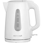 Concept RK2380, rýchlovarná kanvica plastová, 1,7 l, biela
