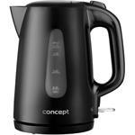 Concept RK2381, rýchlovarná kanvica plastová, 1,7 l, čierna