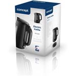 Concept RK2381, rýchlovarná kanvica plastová, 1,7 l, čierna