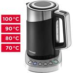 Concept RK3171, rýchlovarná kanvica s termoreguláciou, 1,7 l, čierna