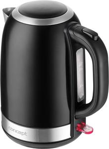 Concept RK3245, rýchlovarná kanvica nerezová, 1,7 l, čierna