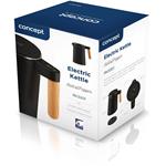 Concept RK3301 Salt & Pepper, rýchlovarná kanvica, 1,5 l, čierna