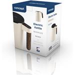 Concept RK3304 NORWOOD, rýchlovarná kanvica s reguláciou teploty, 1,5 l, vanilková