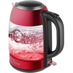 Concept RK4081, rýchlovarná kanvica sklenená 1,7 l, červená
