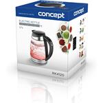 Concept RK4120, rýchlovarná kanvica sklenená s nastavením teplôt, 1,7 l