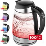 Concept RK4120, rýchlovarná kanvica sklenená s nastavením teplôt, 1,7 l