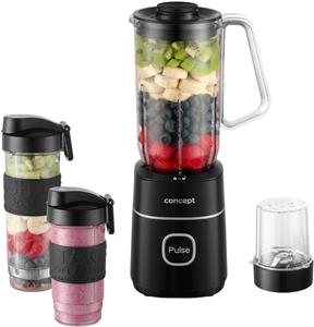 Concept SM3490, smoothie maker, sekáčik potravín, mlynček na kávu, čierny