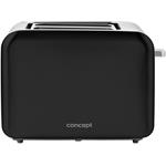 Concept TE2052 BLACK, hriankovač nerezový, čierna