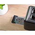 Concept TE2052 BLACK, hriankovač nerezový, čierna