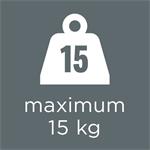 Concept VK5710, digitálna kuchynská váha, 15 kg, sivá