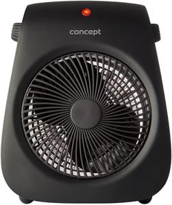 Concept VT7041, teplovzdušný ventilátor, čierny