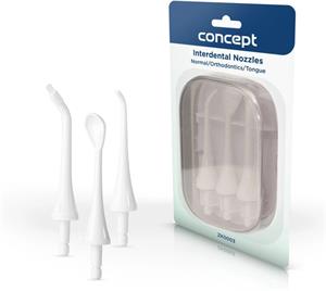 Concept ZK0003, náhradné hlavice k dentálnej sprche, set 3 ks