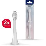 Concept ZK0062, náhradné hlavice k detským zubným kefiek, medium, 2 ks, biele