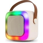 Connect IT 2Mic bezdrôtový mini party karaoke reproduktor + 2 x mikrofón, béžový, (rozbalené)