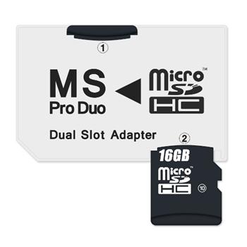 Connect IT Adapter MS Pro Duo 2xmicroSDHC Dual Slot