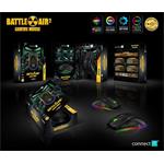 Connect IT Battle Air 2, profesionálna optická herná myš + SW, čierna