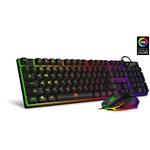 Connect IT Battle, herná klávesnica + myš, CZ/SK, čierna