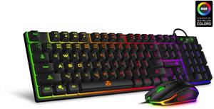 Connect IT Battle, herná klávesnica + myš, CZ/SK, čierna