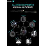 Connect IT Battle RGB Series Edition 3, herné slúchadlá s mikrofónom, čierne