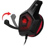 Connect IT Battle RNBW Series Edition 2, herné slúchadlá s mikrofónom, červené