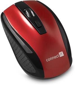 Connect IT bezdrôtová myš, červená