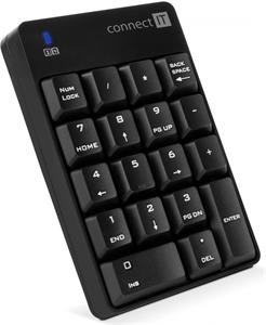 Connect IT bezdrôtová numerická klávesnica NUMCALC WK71 (CKB-0061-BK)