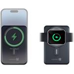 Connect IT bezdrôtová powerbanka USB-C/Lightning, 10000 mAh, sivá