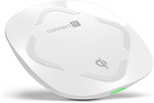 Connect IT bezdrôtová QI nabíjačka  10 W (CWC-7500-WH)