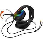 Connect IT Biohazard Blaze, herné slúchadlá s mikrofónom, čierne