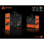 Connect IT Biohazard Blaze, herné slúchadlá s mikrofónom, čierne