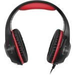 Connect IT Biohazard, herné slúchadlá s mikrofónom, červené