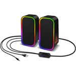 Connect IT Biohazard PC reproduktory s pripojením AUX+BT, čierne