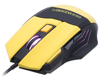 Connect IT Biohazard V2 CI-464, laserová myš, herná, žltá