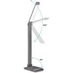 Connect IT Bright, stolná LED lampička, sivá