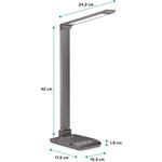 Connect IT Bright, stolná LED lampička, sivá