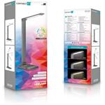 Connect IT Bright, stolná LED lampička, sivá