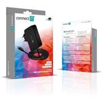 Connect IT C-Power, 140W univerzálny adaptér, USB-C, PD 140 W, čierny