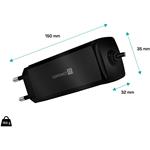 Connect IT C-Power, univerzálny adaptér, USB-C, PD 100 W, čierny