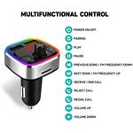 Connect IT CarRGB, bezdrôtový FM transmitter, 2xUSB+MicroSD, strieborný