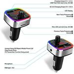 Connect IT CarRGB, bezdrôtový FM transmitter, 2xUSB+MicroSD, strieborný