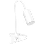 Connect IT Clip 2, stolná LED lampa s klipom, biela
