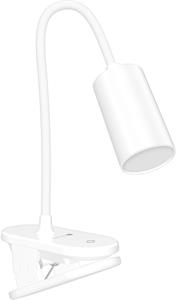 Connect IT Clip 2, stolná LED lampa s klipom, biela