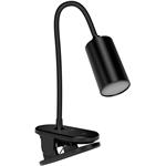 Connect IT Clip 2, stolná LED lampa s klipom, čierna
