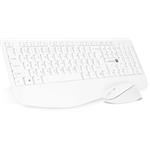 Connect IT Combo, bezdrôtová klávesnica + myš, CZ/SK, biela